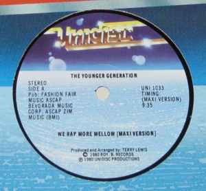 The Younger Generation – We Rap More Mellow (1980, Vinyl) - Discogs