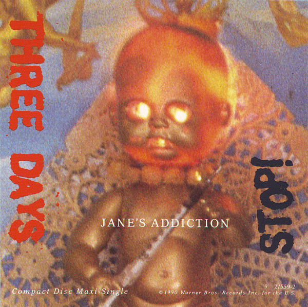 Janes Addiction – Three Days Stop 1990 Cd Discogs