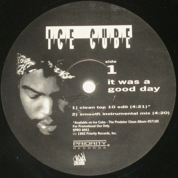 Ice Cube – It Was A Good Day / We Had To This Dirty Motha (1992, Vinyl) - Discogs