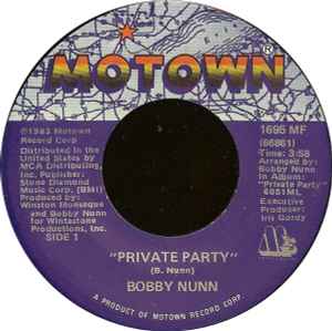 Bobby Nunn - Private Party album cover