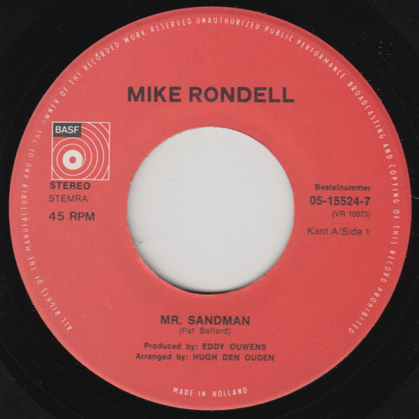 Album herunterladen Mike Rondell - Mr Sandman