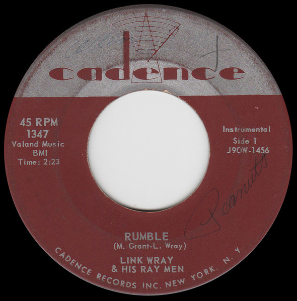 Link Wray & His Ray Men - Rumble / The Swag | Releases | Discogs