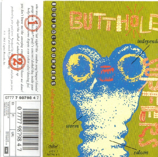 Butthole Surfers – Independent Worm Saloon (1993, Cassette) - Discogs