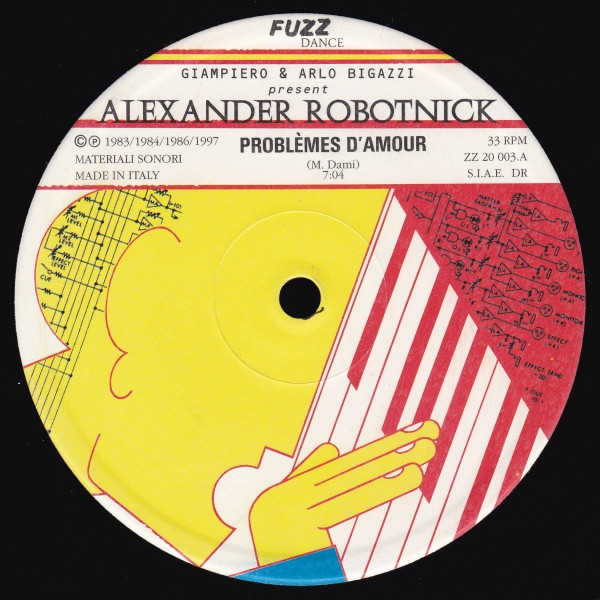 Alexander Robotnick - Problèmes D'Amour | Releases | Discogs