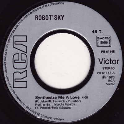 descargar álbum Robot'Sky - Synthesize Me A Love Niet Niet