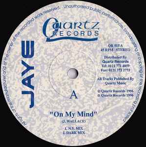 Jaye – On My Mind (1996, Vinyl) - Discogs