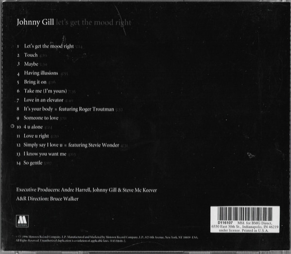 Album herunterladen Johnny Gill - Lets Get The Mood Right