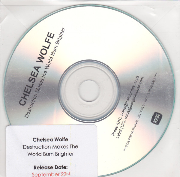 descargar álbum Chelsea Wolfe - Destruction Makes The World Burn Brighter