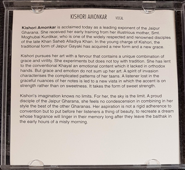 last ned album Kishori Amonkar - Vocal
