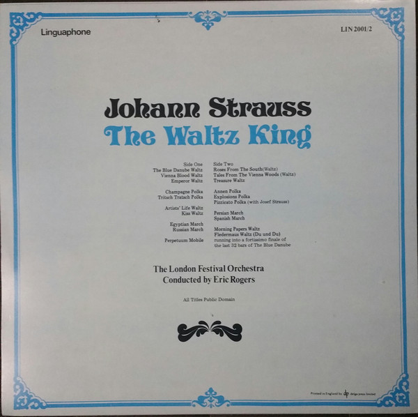 descargar álbum Johann Strauss Jr - The Waltz King