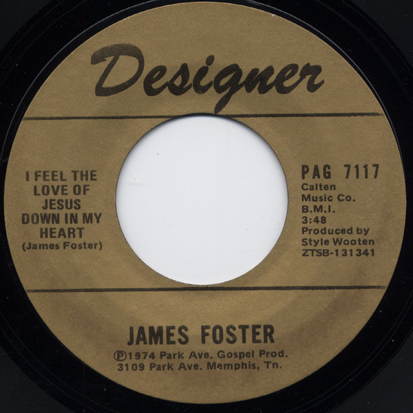 Album herunterladen James Foster - I Feel The Love Of Jesus Down In My Heart Im Leaning On Jesus