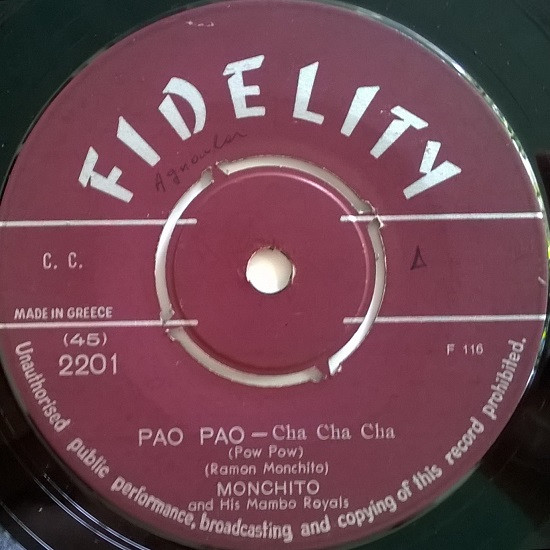 Monchito And His Mambo Royals Pao Pao Pow Pow 1959 Prong