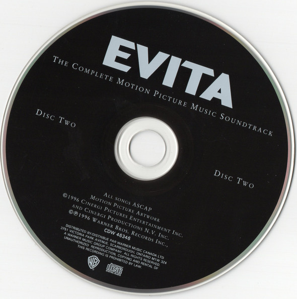 Madonna , Antonio Banderas , Jonathan Pryce , Jimmy Nail - Evita: The Complete Motion Picture Soundtrack | Warner Bros. Records (CDW 46346) - 4