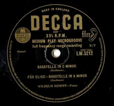 Album herunterladen Beethoven, Händel, Wilhelm Kempff - Bagatelle In C Minor Für Elise Bagatelle In A Minor The Harmonious Blacksmith Minuet In G Minor
