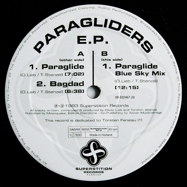 descargar álbum Paragliders - Paragliders EP
