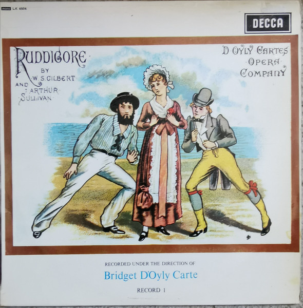 Gilbert And Sullivan, The D'Oyly Carte Opera Company, Isidore Godfrey,  Royal Philharmonic Orchestra – The Pirates Of Penzance (1968, Vinyl) -  Discogs