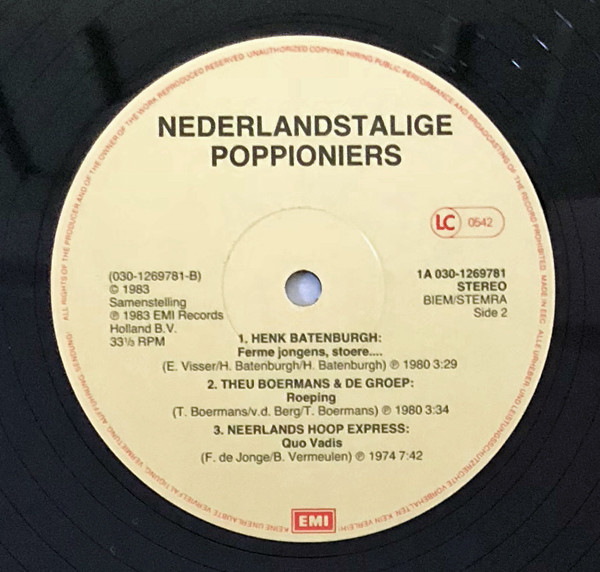 descargar álbum Various - Nederlandstalige Poppioniers Vol 1