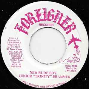 Junior Brammer - New Rude Boy album cover