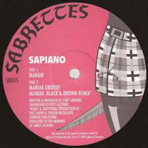 Sapiano - Maniak album cover