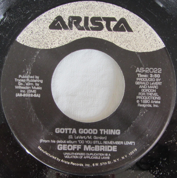 ladda ner album Geoff McBride - Gotta Good Thing