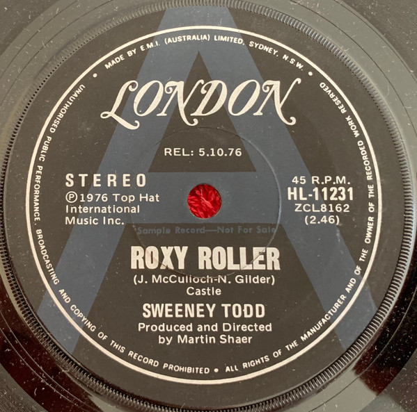 Sweeney Todd - Roxy Roller / Rue De Chance | Releases | Discogs