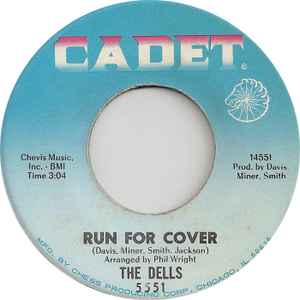 The Dells - Run For Cover / Over Again album cover