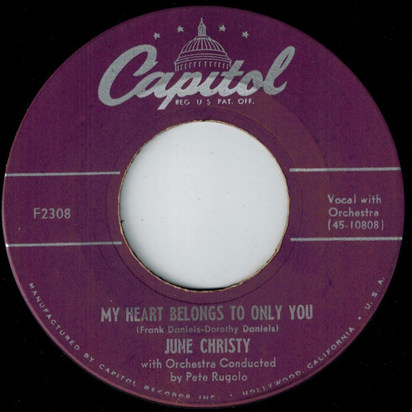 June Christy – My Heart Belongs To Only You (1952, Los Angeles