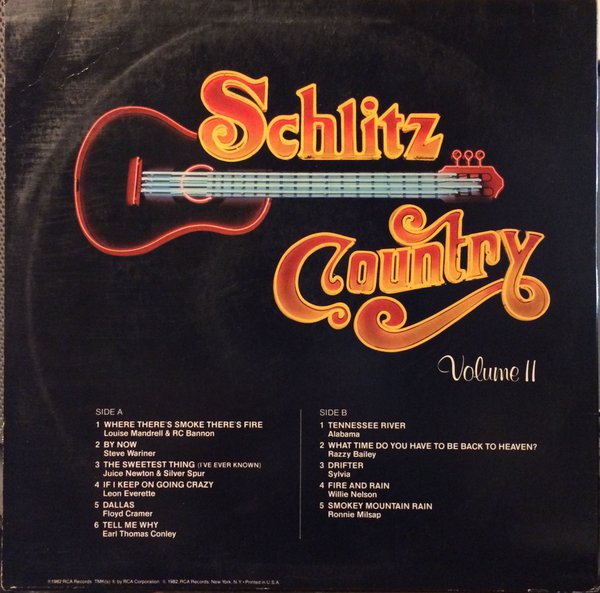 descargar álbum Various - Schlitz Country Volume II