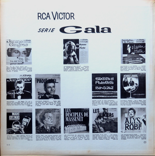 Paolo Noël - Souvenir d'Amour | RCA Victor (CGP 115) - 2