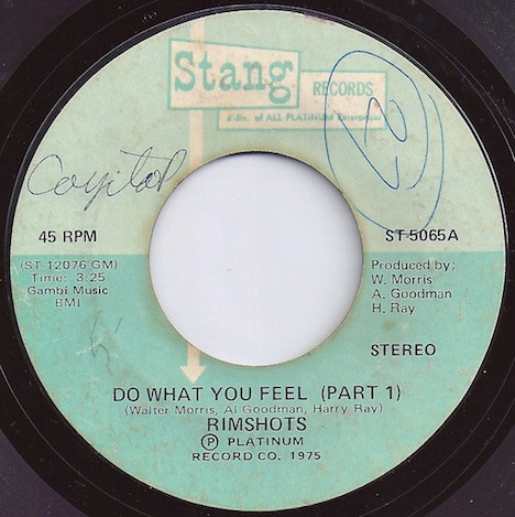 Rimshots – Do What You Feel (1975, Vinyl) - Discogs