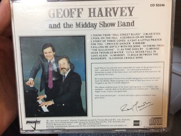 ladda ner album Geoff Harvey And The The Midday Show Band - Playing Favourites