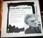 Complete Works Of Edgard Varèse, Volume 1、、Vinylのカバー