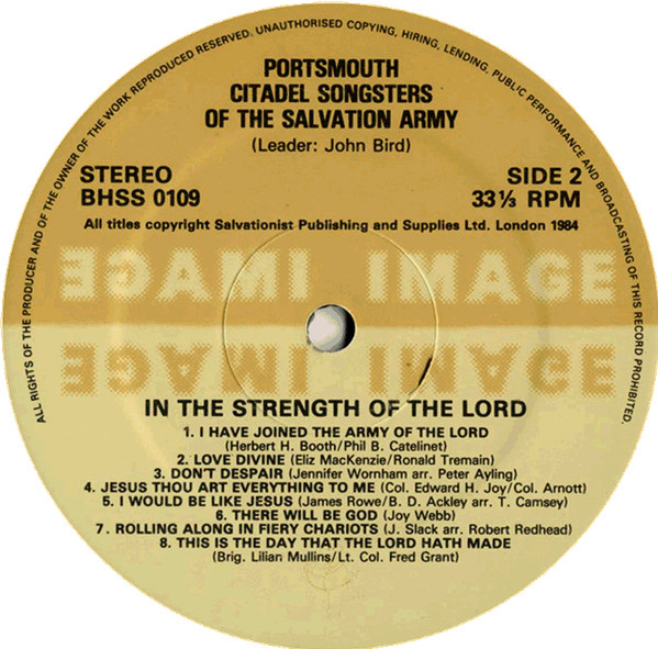 descargar álbum Portsmouth Citadel Songsters Brigade Of The Salvation Army - In The Strength Of The Lord