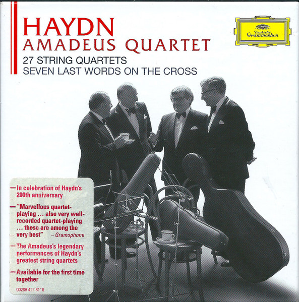 Haydn - Amadeus Quartet – 27 String Quartets / Seven Last Words On 
