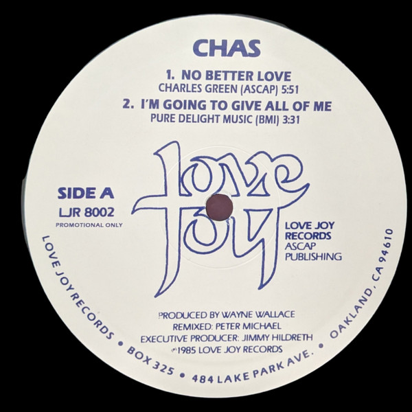 Chas – No Better Love (2023, Yellow Transparent, Vinyl) - Discogs
