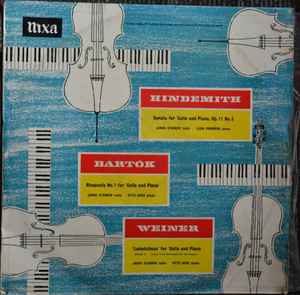 Janos Starker - Hindemith / Bartok / Weiner: Cello Works album cover