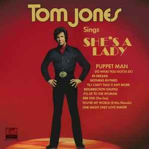 Tom Jones - Tom Jones Sings She's A Lady album cover