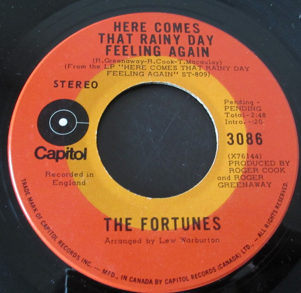 Rainy Day Feeling - The Fortunes - Cifra Club