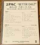 Cover of Better Dayz, 2002, Cassette