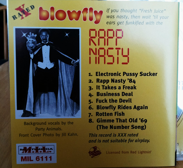 ladda ner album Blowfly - Rapp Nasty