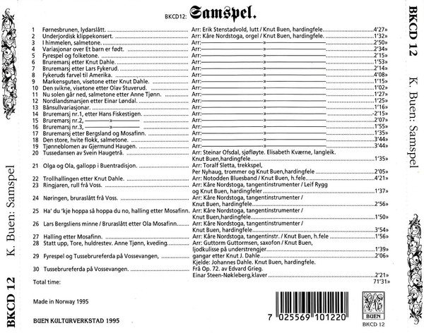 Album herunterladen Knut Buen - Samspel