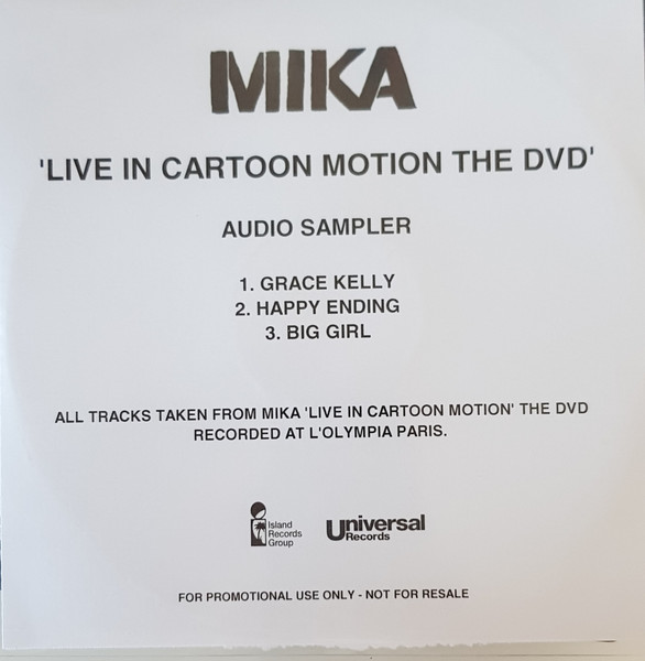 Live in Cartoon Motion [DVD] [Import] 6g7v4d0