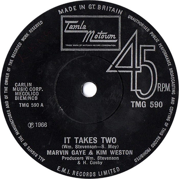 Marvin Gaye & Kim Weston - It Takes Two / It's Got To Be A Miracle