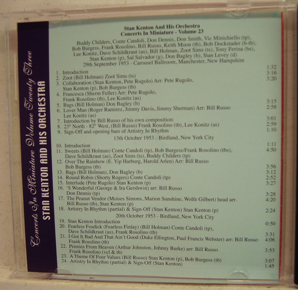 baixar álbum Stan Kenton And His Orchestra - Concerts In Miniature Vol 15