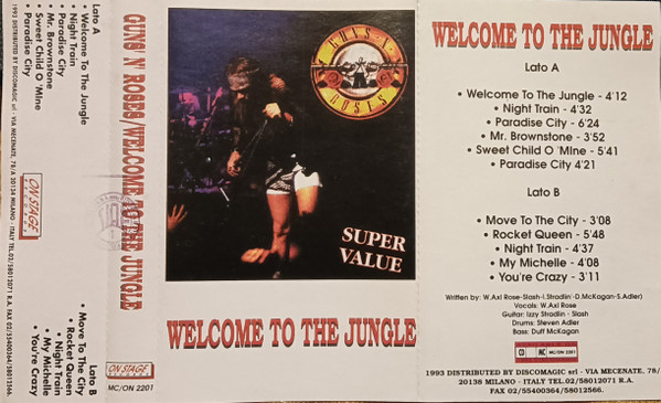 Guns N' Roses – Welcome To The Jungle (1992, CD) - Discogs