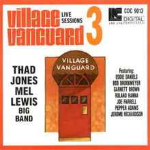 Thad Jones / Mel Lewis Orchestra - Village Vanguard Live Sessions 3 album cover