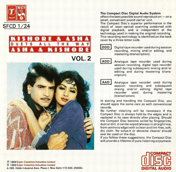 télécharger l'album Download Kishore Kumar & Asha Bhosle - Duets All The Way Ash Kishore Vol 2 album