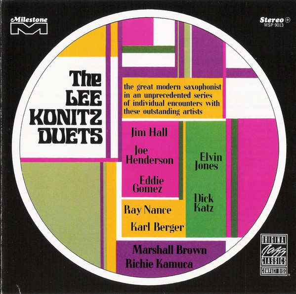 Lee Konitz – The Lee Konitz Duets (CD)
