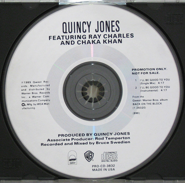 Quincy Jones Featuring Ray Charles And Chaka Khan - I'll Be Good