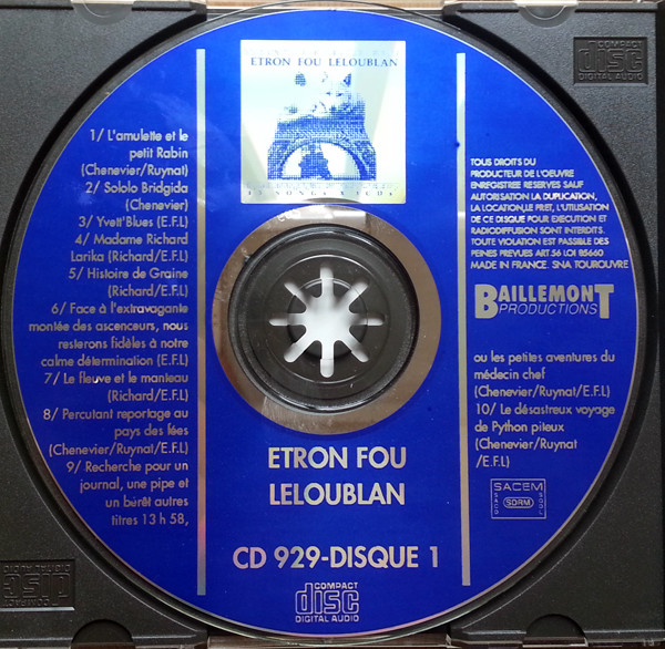 télécharger l'album Etron Fou Leloublan - 43 Songs